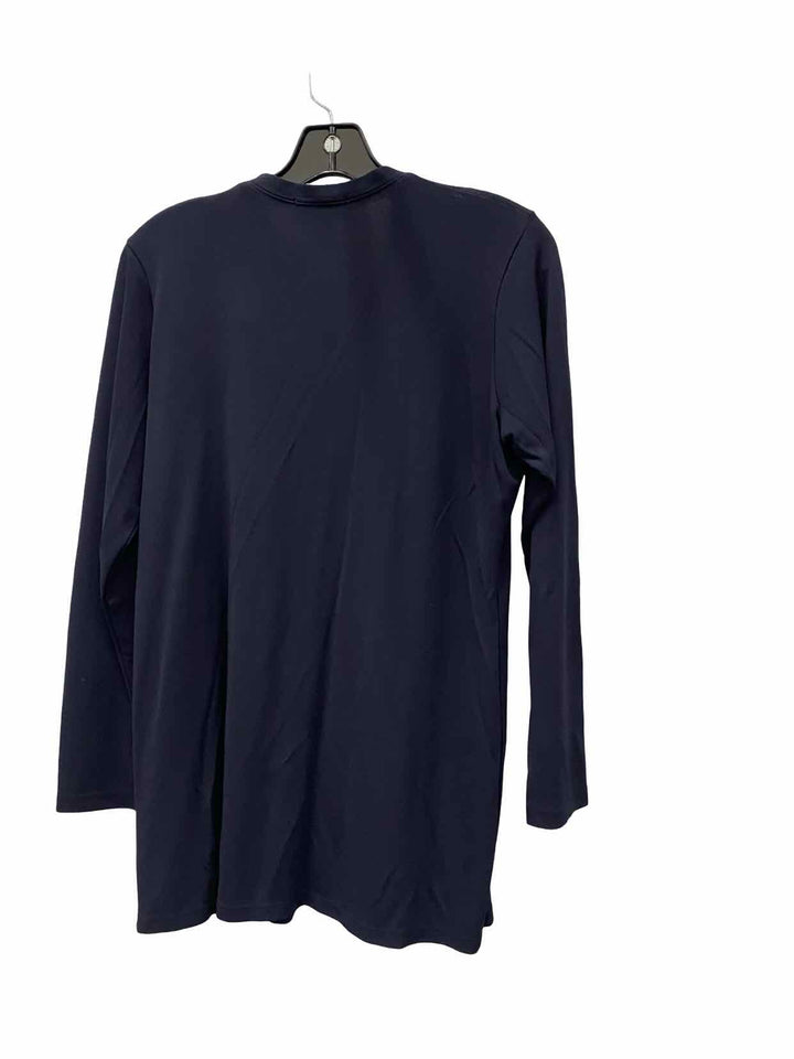 Sigrid Olsen Size S Navy Long Sleeve Shirts