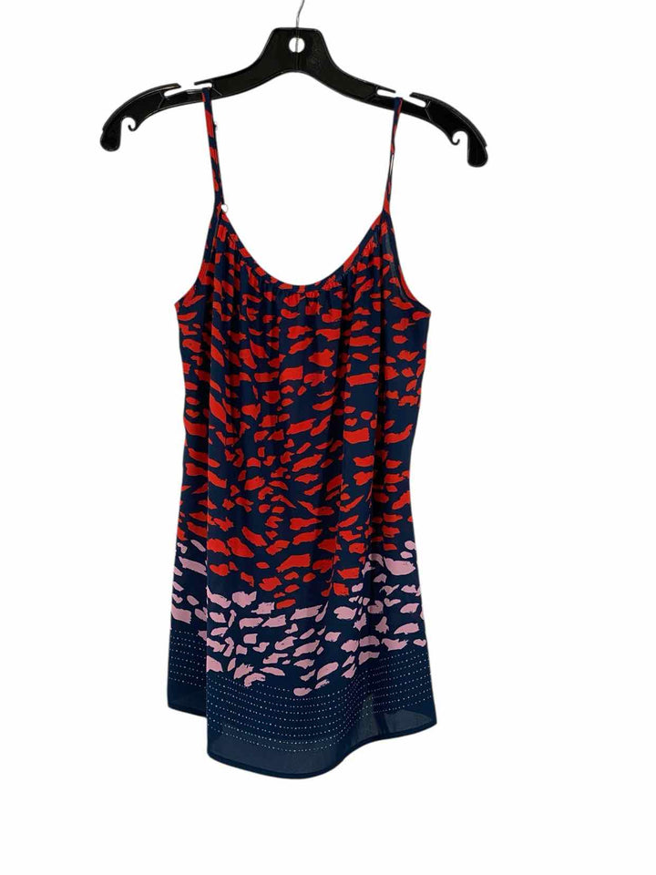Cabi Size S Blue Orange Tank Top