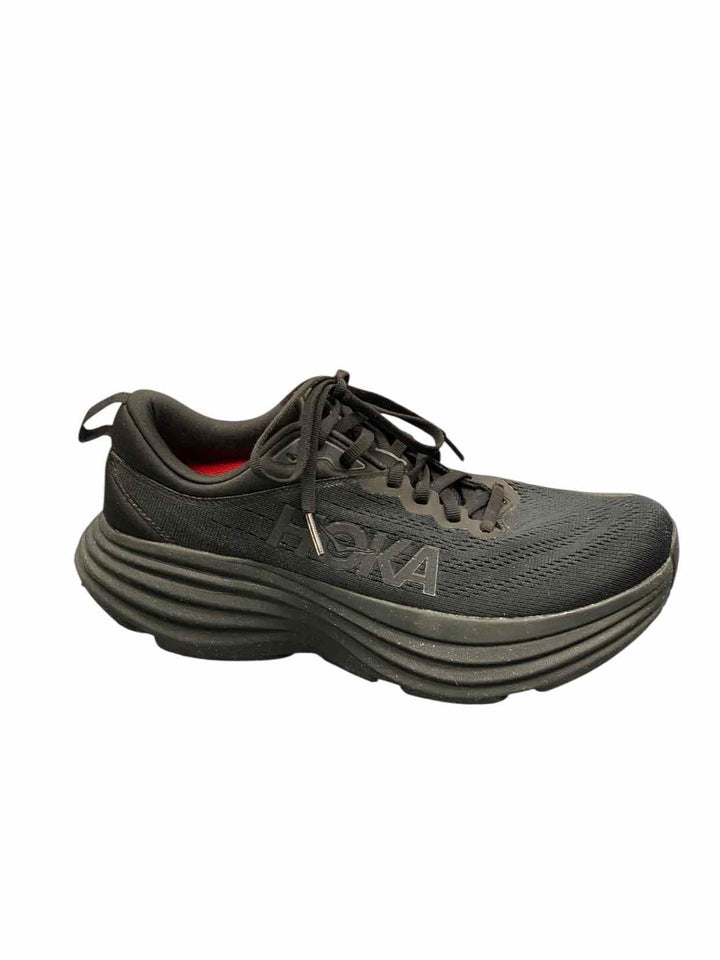 Hoka Shoe Size 8.5 Black Mesh Sneakers