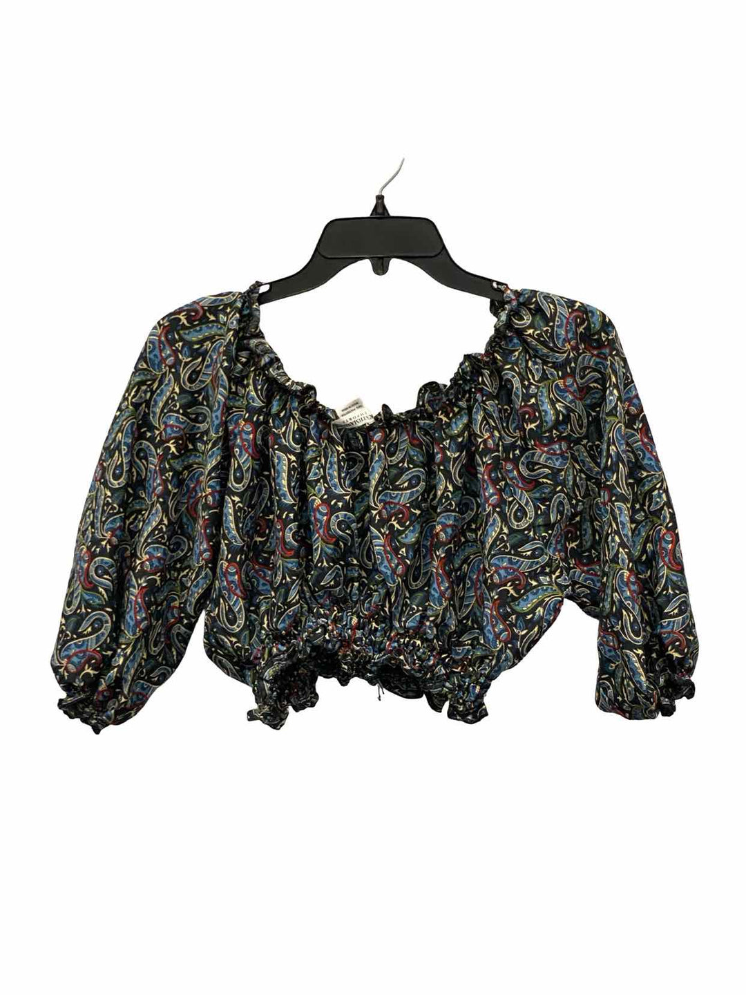 Kathmandu Size M/L Blue Multi Print Long Sleeve Shirts