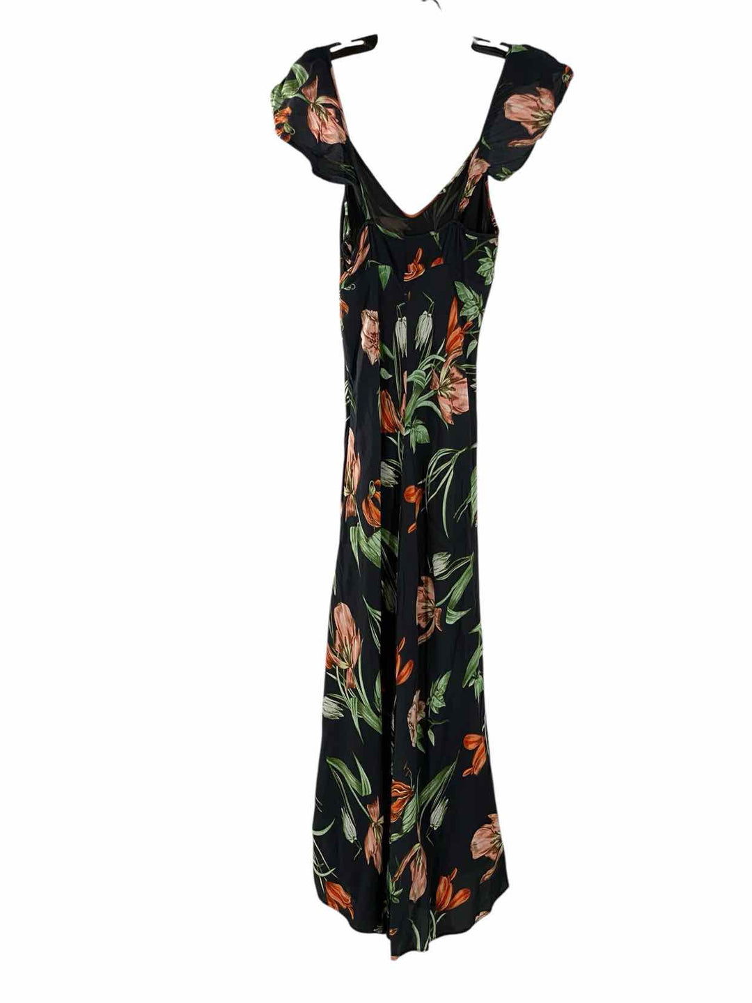 ASTR Size M Navy Green Floral Dress