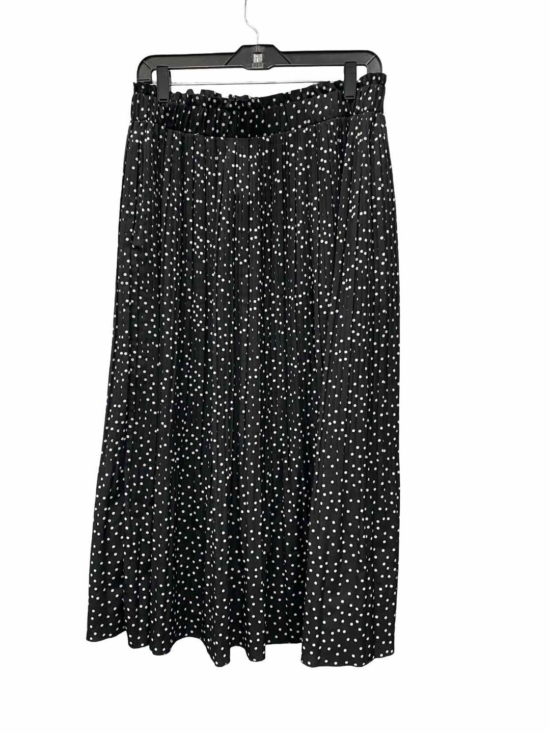 Exlura Size XL Black White Poka dot Skirt