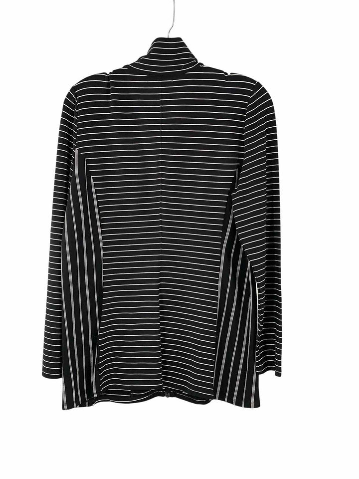 Habitat Size S Black White Stripes Athletic Jacket