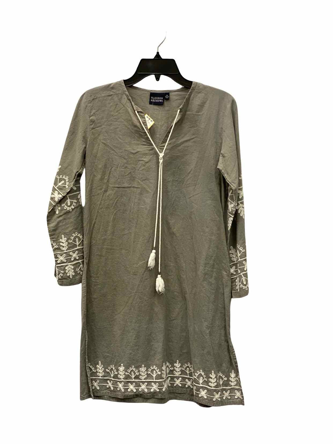 Madison Mathews Size XS Gray Swimsuit Coverup