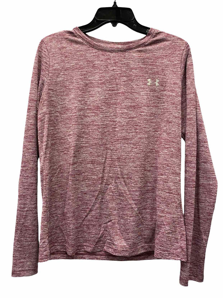 Under Armour Size M Pink Athletic Long Sleeve
