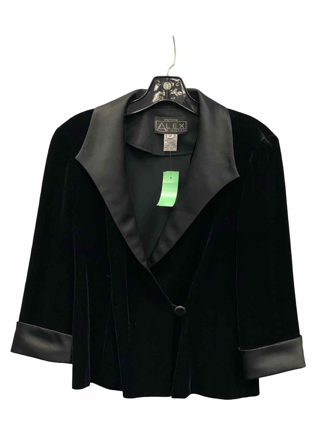 Alex Evenings Size S Black Jacket