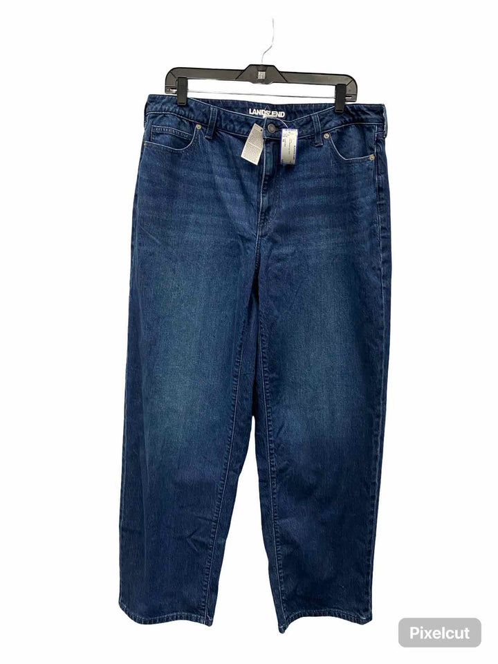 Land's End Size 16 Blue NWT Jeans