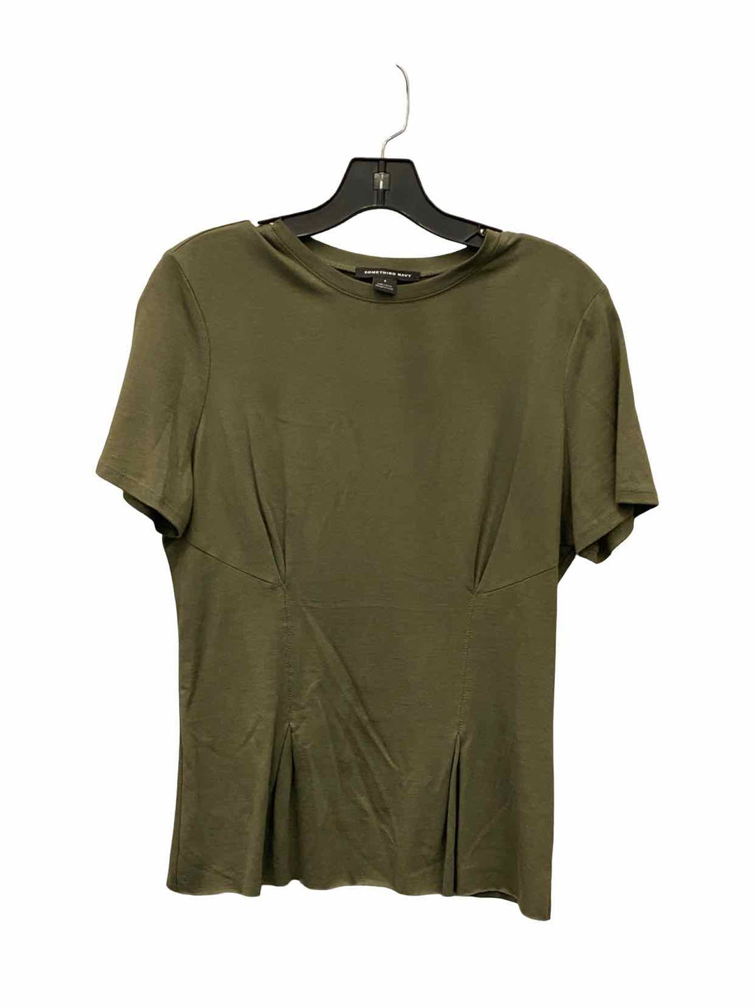 Something Navy Size S Green Short Sleeve Shirts