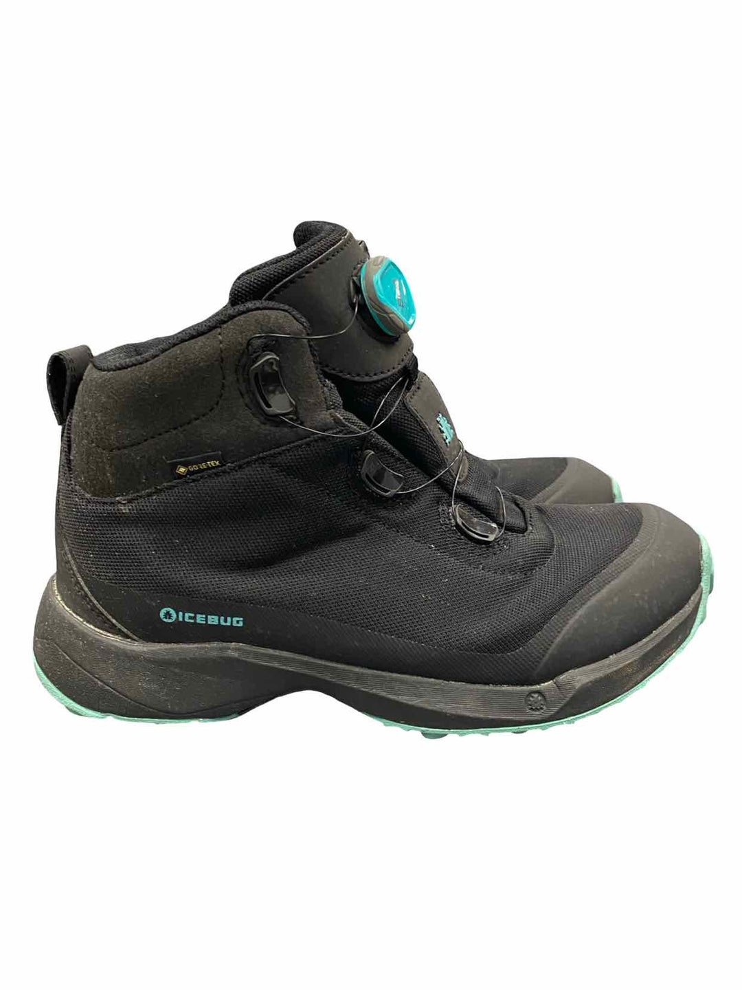 Icebug Shoe Size 9 Black GORE-TEX® With Studs Stavre BUGrip GTX Boots(Ankle)
