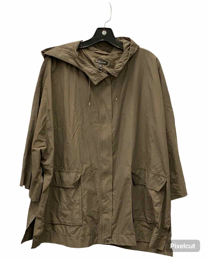 Eileen Fisher Size M Green Jacket (Outdoor)