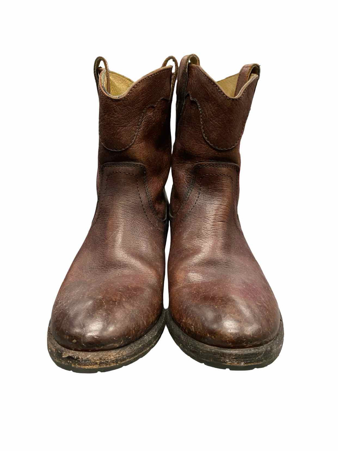 Frye Shoe Size 8 Brown Leather Boots(Ankle)