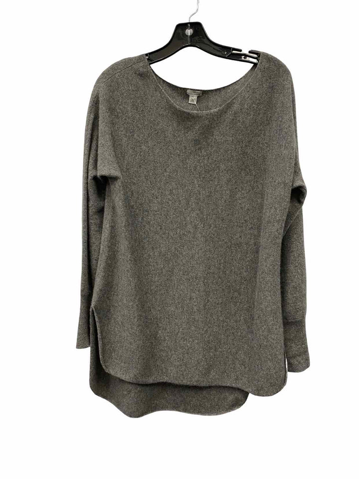 Halogen Size M Grey Cashmere Sweater
