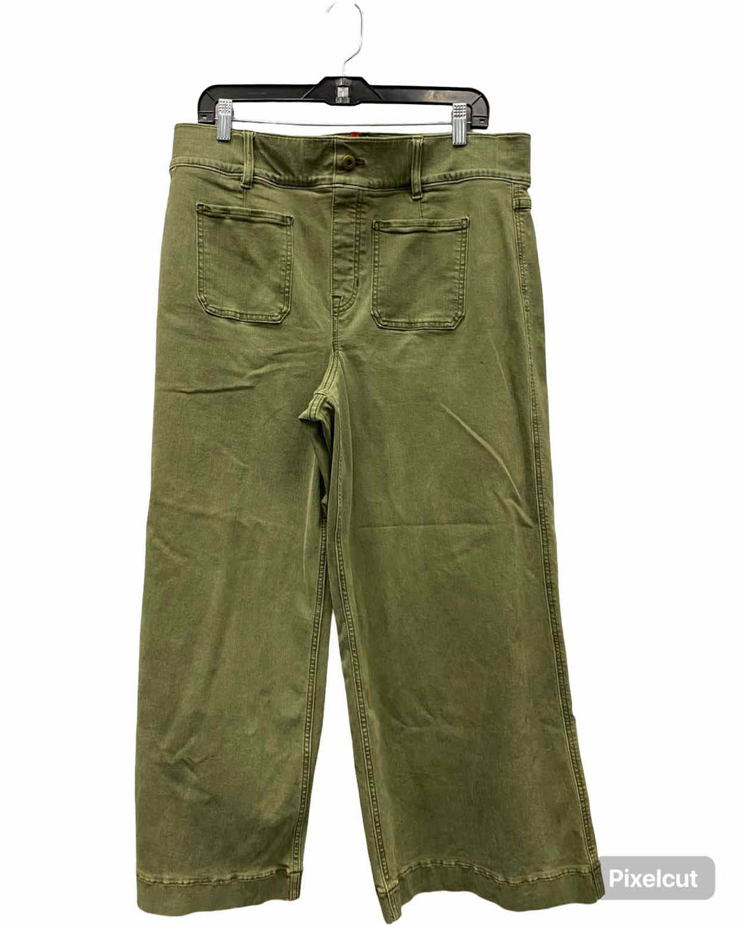 Spanx Size 1X Green Wide Leg Pants