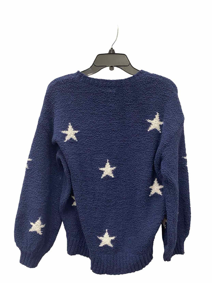 UGG Size M Blue White STARS Sweater
