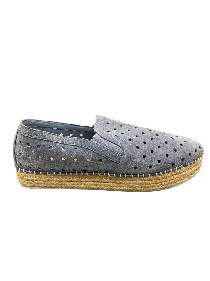 Steve Madden Shoe Size 11 Blue Leather Espradrille Flats
