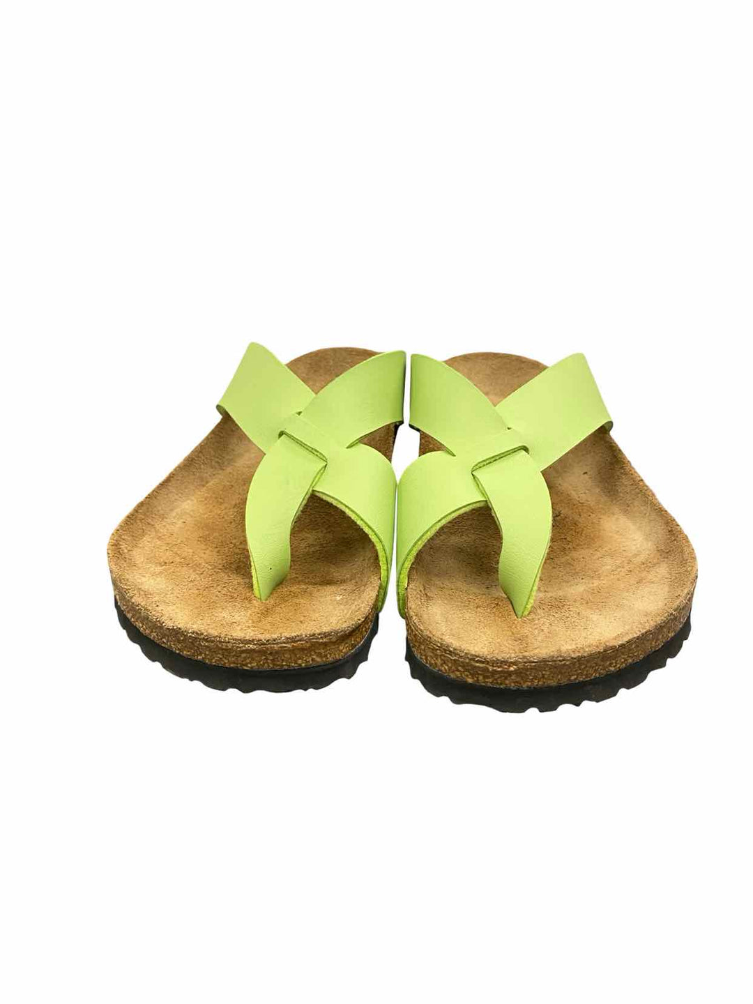 Birkenstock Shoe Size 39 Green Leather Sandals