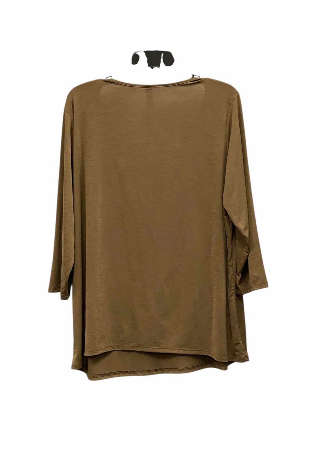 Dear Scarlett Size 1X Brown Long Sleeve Shirts