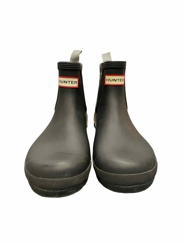 Hunter Shoe Size 11 Black Grey Chelsea Boots(Ankle)