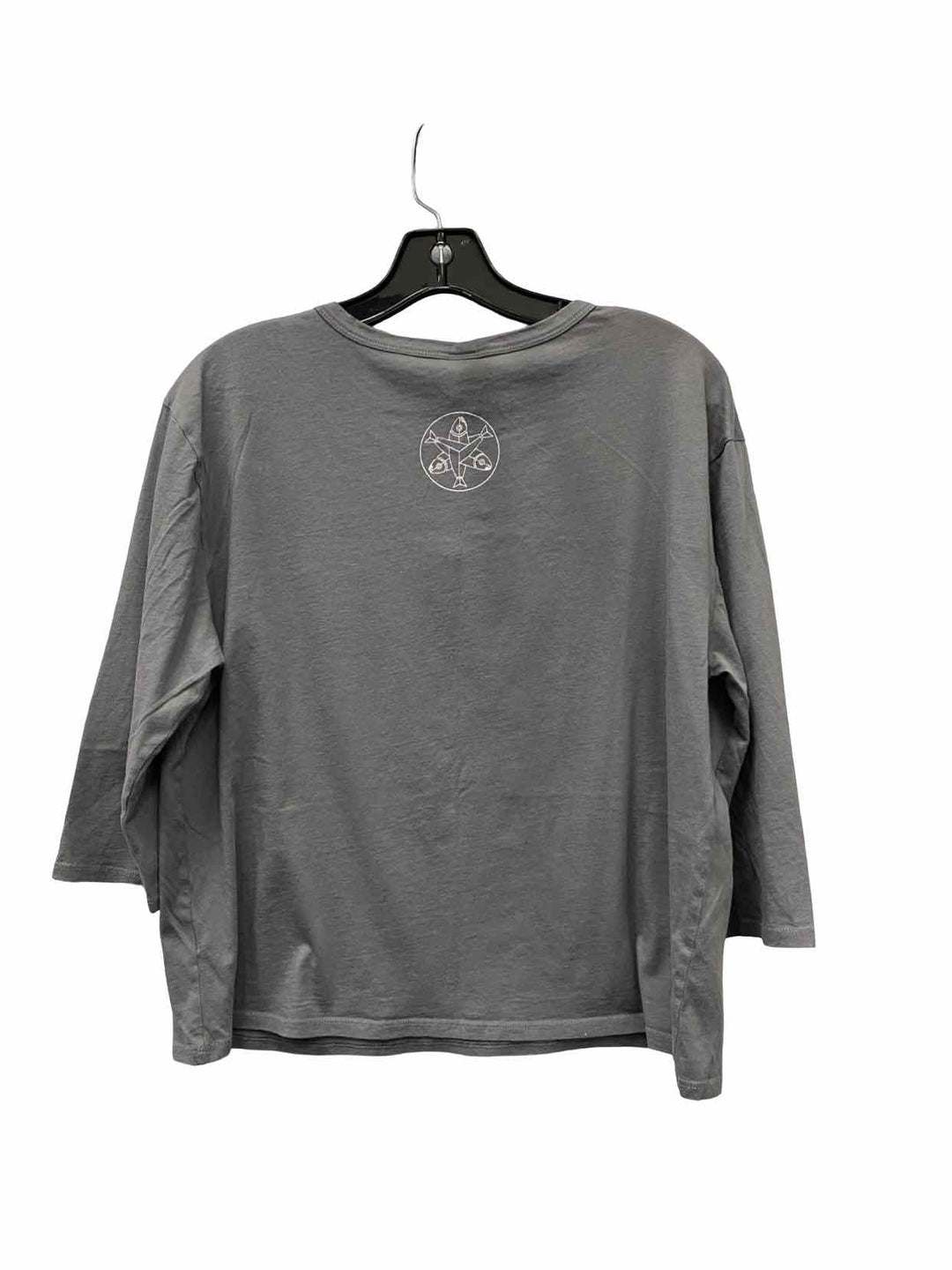 Alternative Size L Gray Print Long Sleeve Shirts