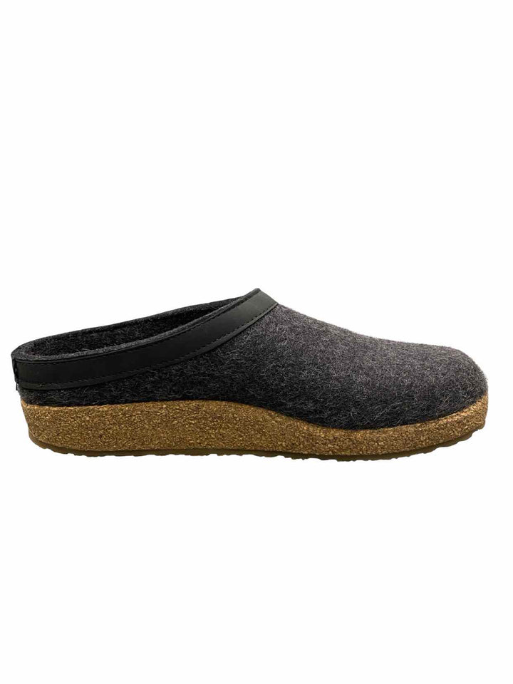 Haflinger Shoe Size 41 Charcoal Felt NWT Grizzly Wool Clogs