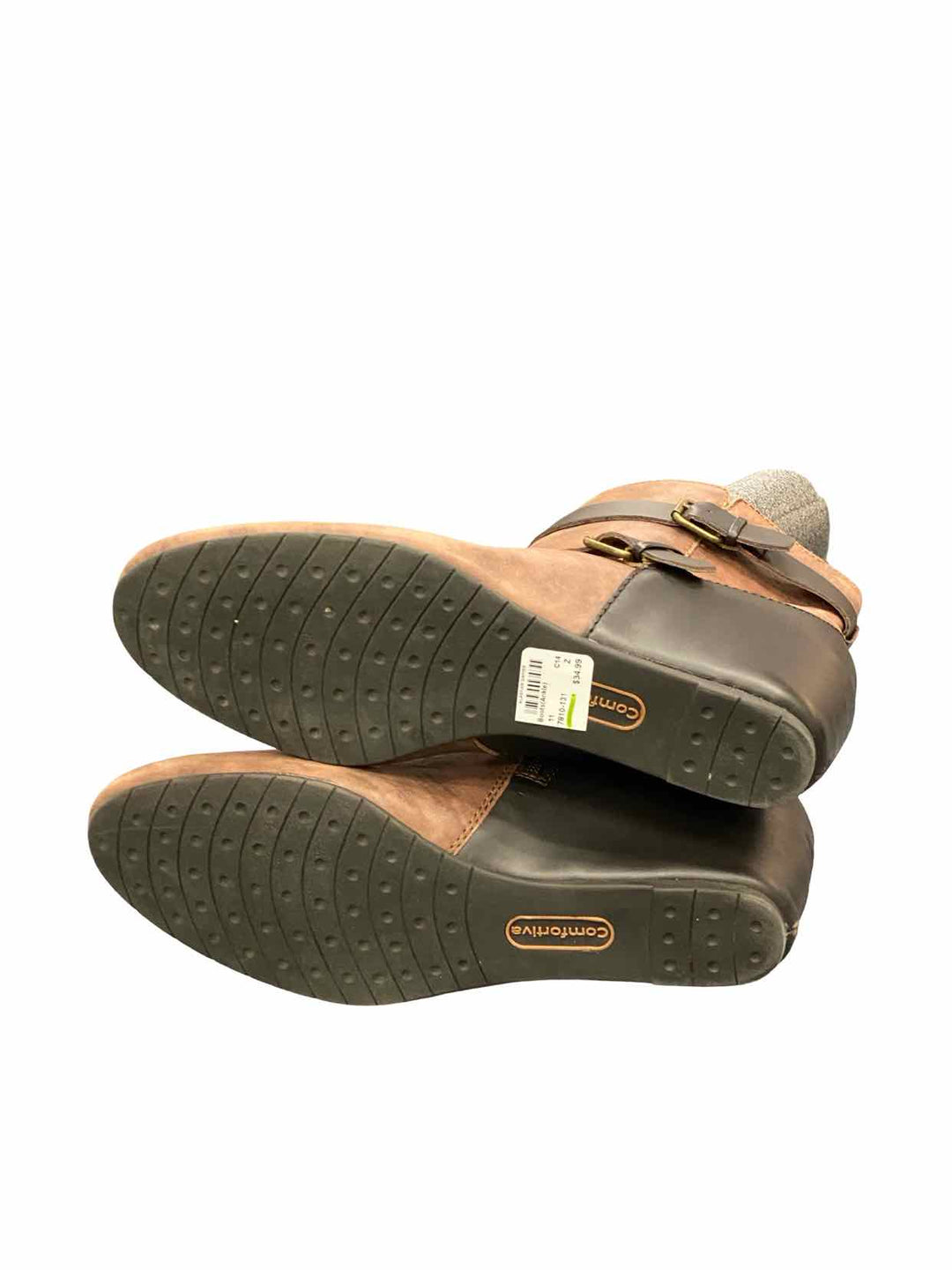 Comfortiva Shoe Size 11 Brown Leather Ramika Boots(Ankle)