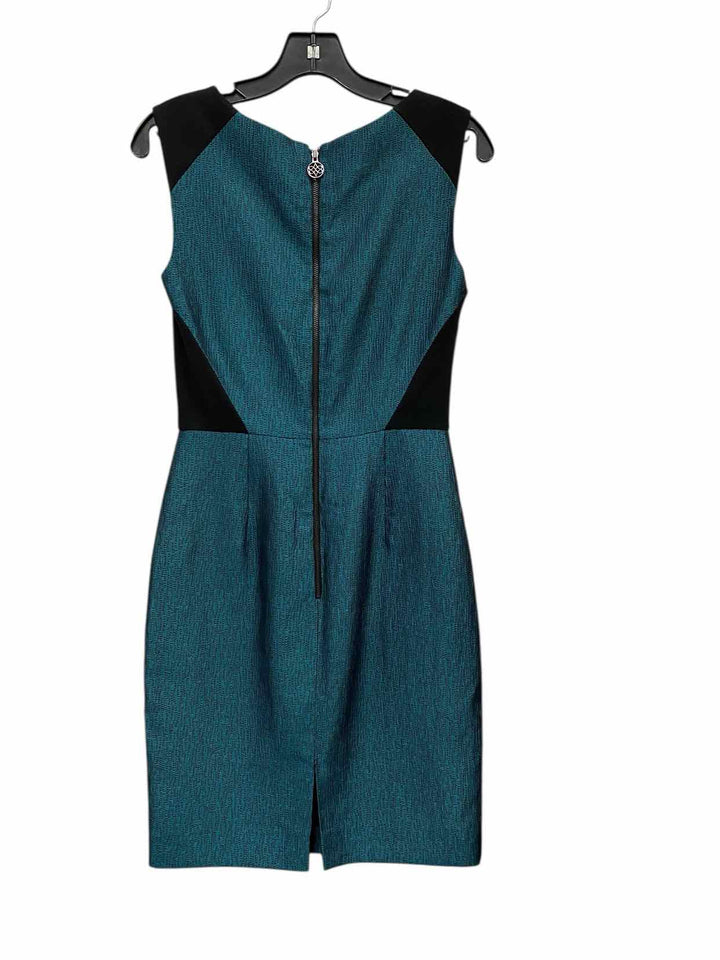 Antonio Melani Size 2 Teal Black Dress