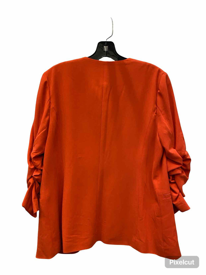 Skies are Blue Size M Orange White Blazer