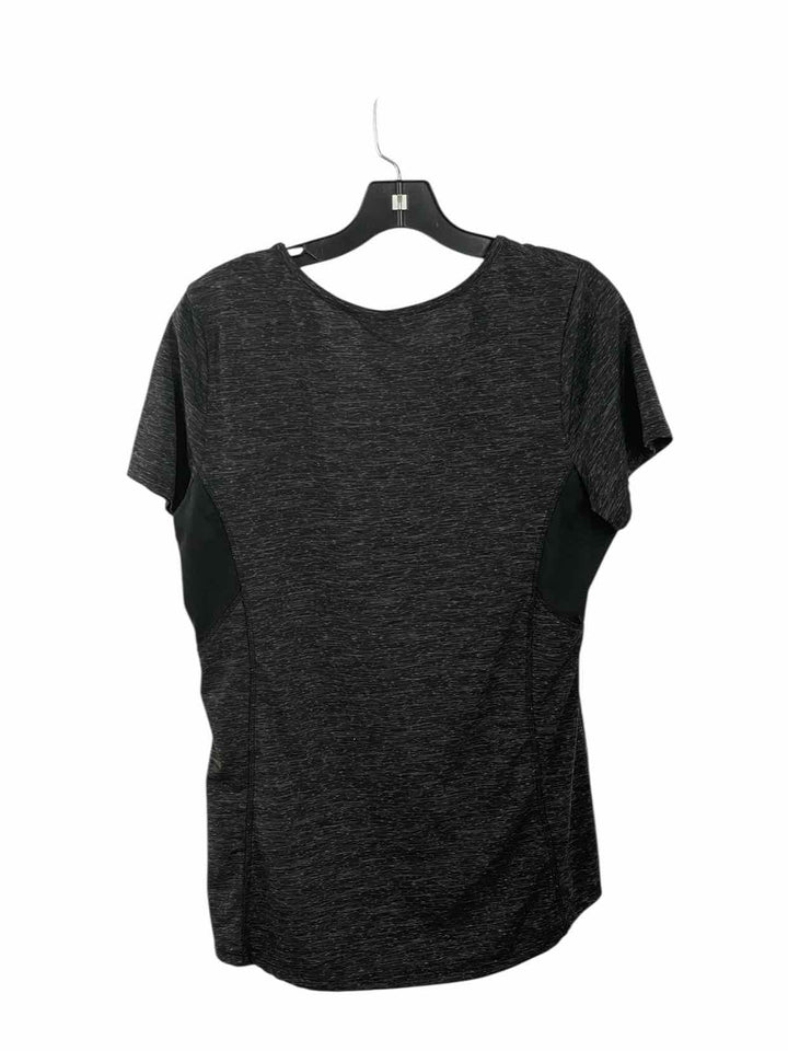 Marika Size L Gray Athletic Short Sleeve