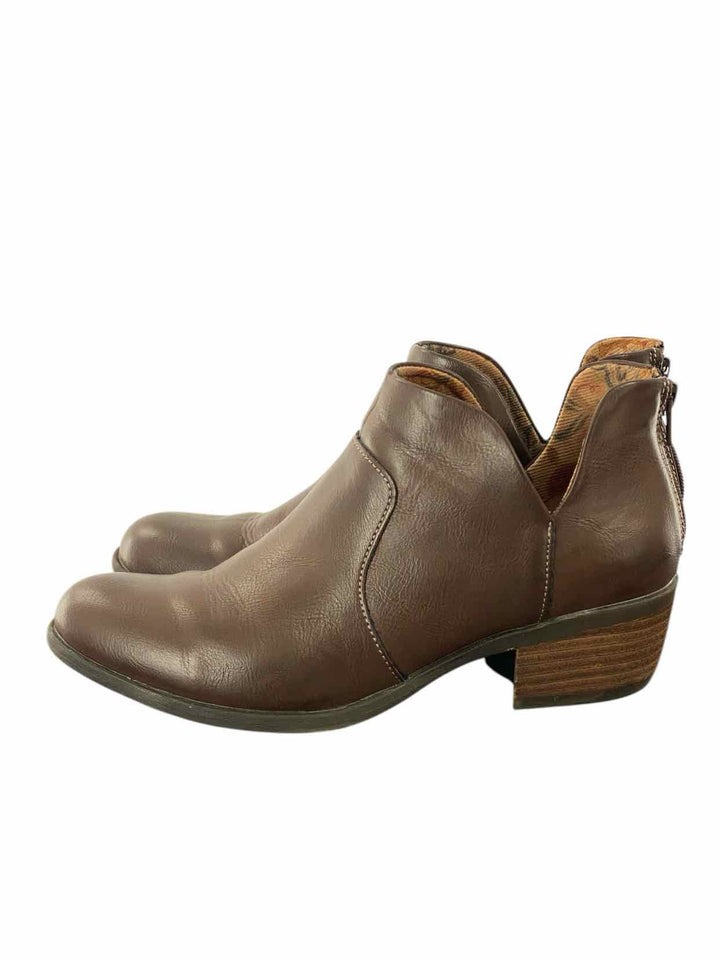 BOC Shoe Size 9 Brown Manmade Boots(Ankle)