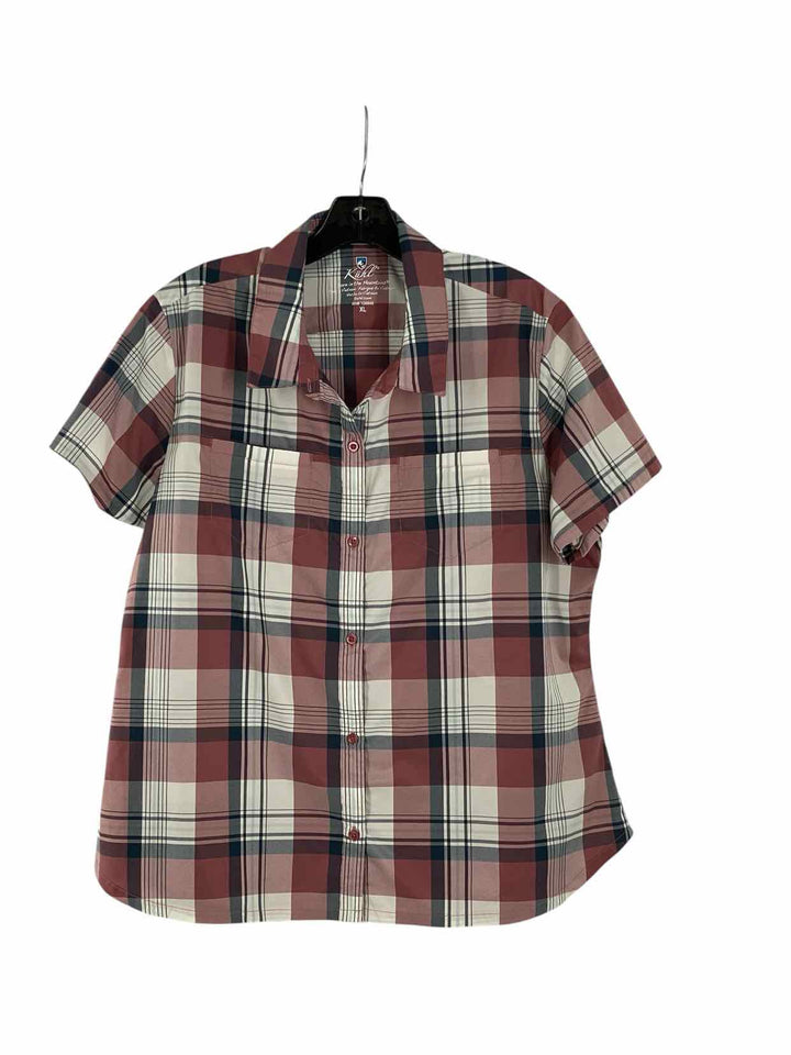 Kuhl Size XL Red Short Sleeve Shirts