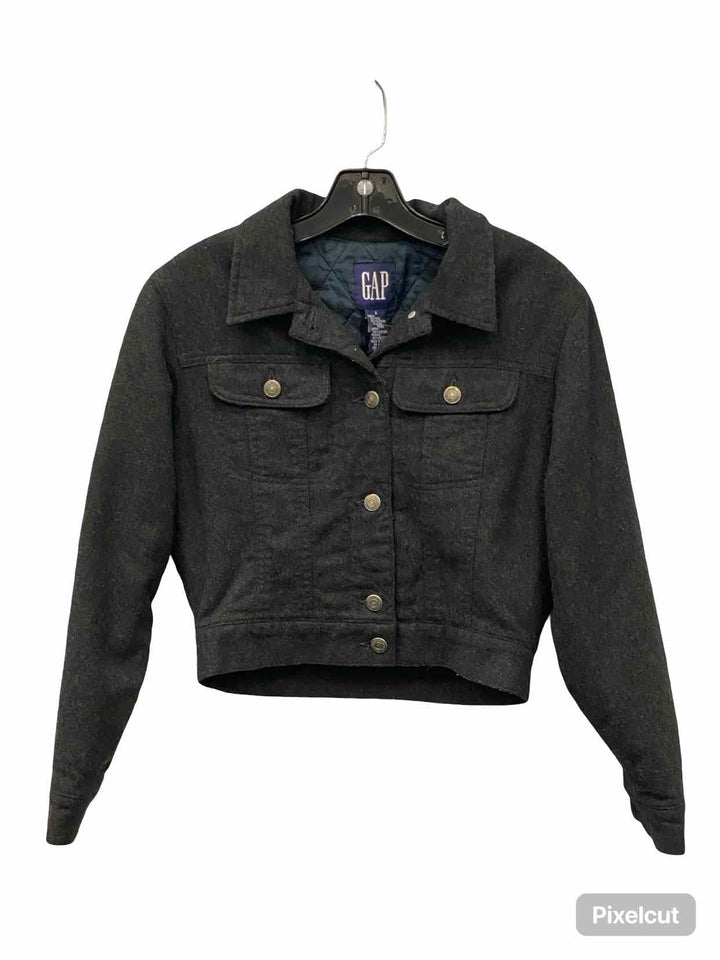 Gap Size S Black Wool Blend Jacket