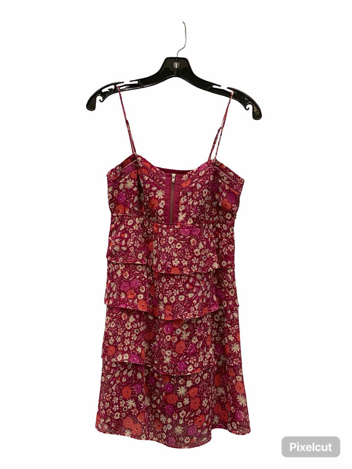 American Eagle Size 4 Pink Floral Dress