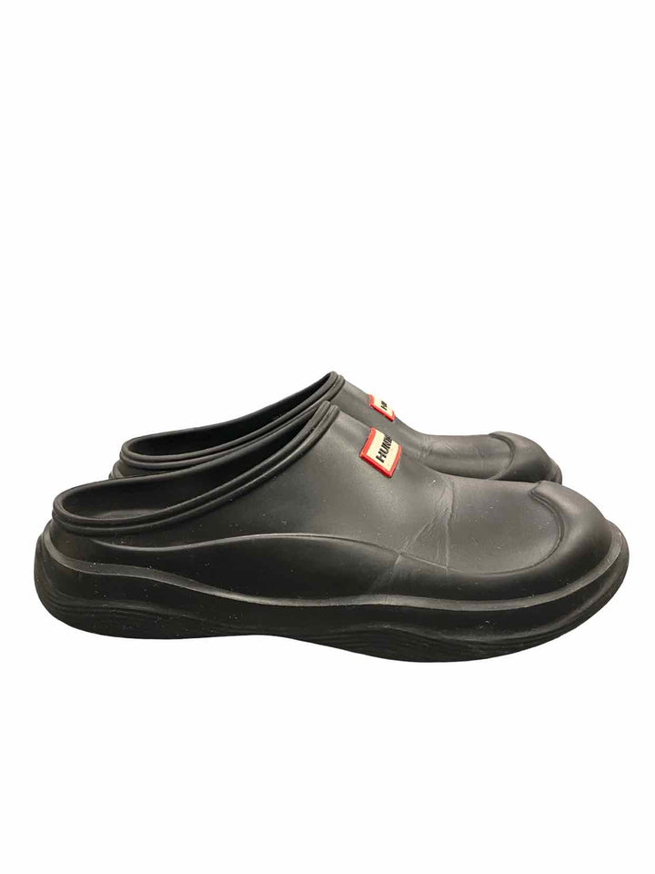 Hunter Shoe Size 39 Black Elana Clogs