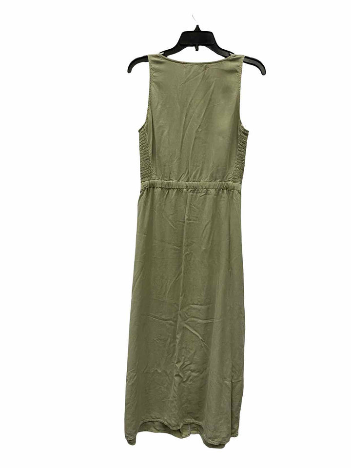 Cloth & Stone Size XS Green 100% Tencel Dress