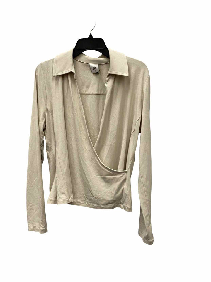 Cabi Size M Ivory Long Sleeve Shirts