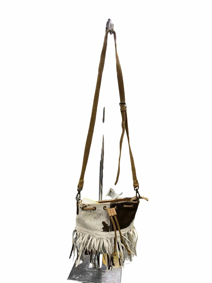 Myra Bag White Fringe Purse