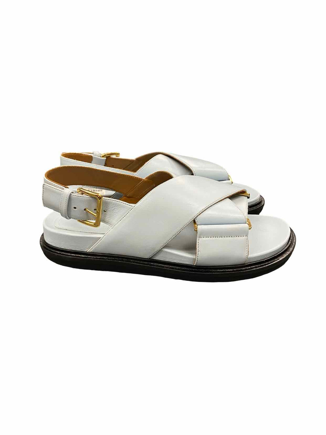 Marni Shoe Size 38 Baby Blue Leather Sandals