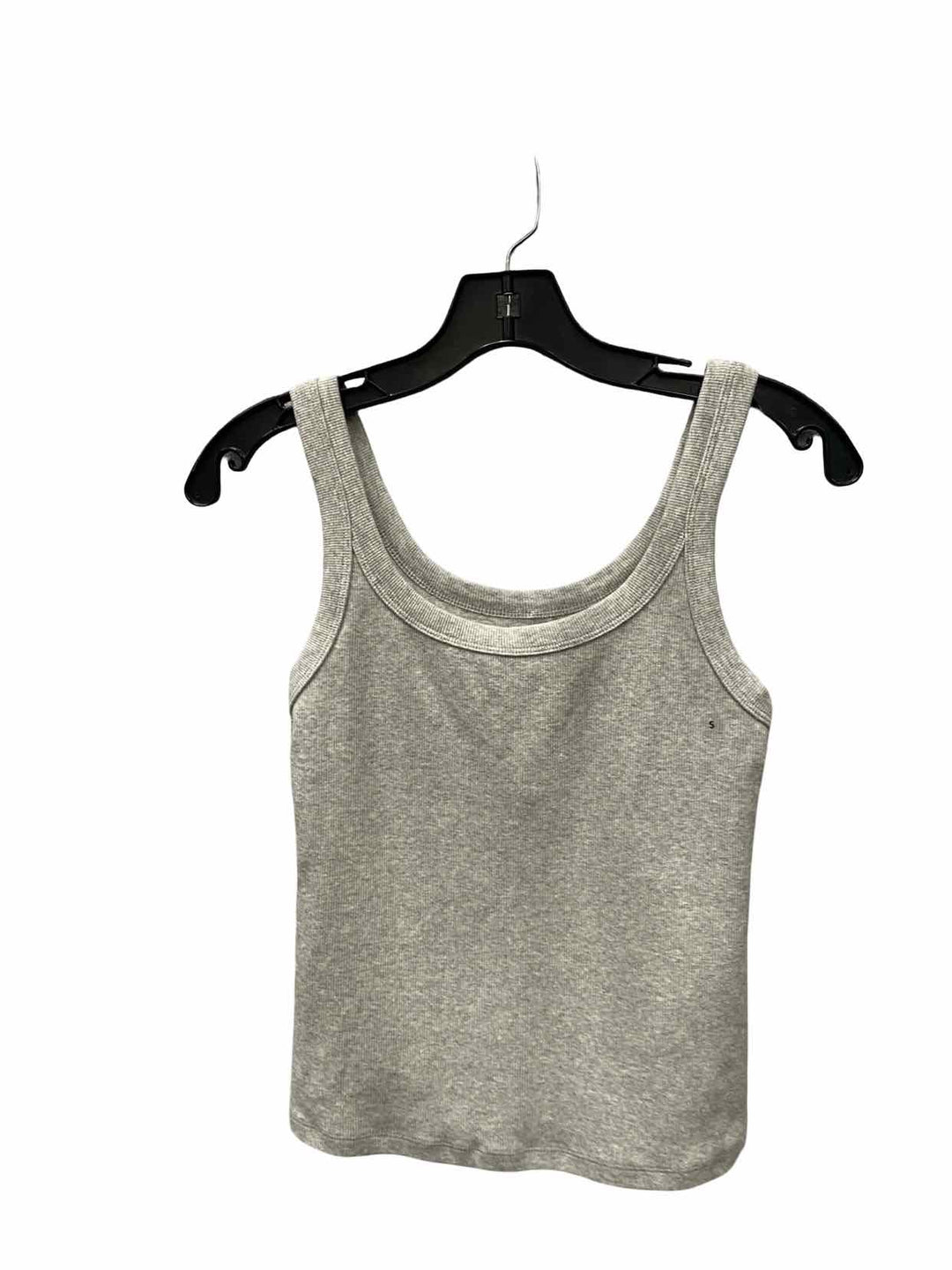 American Eagle Size S Gray Ribbed 92% Cotton Tank Top