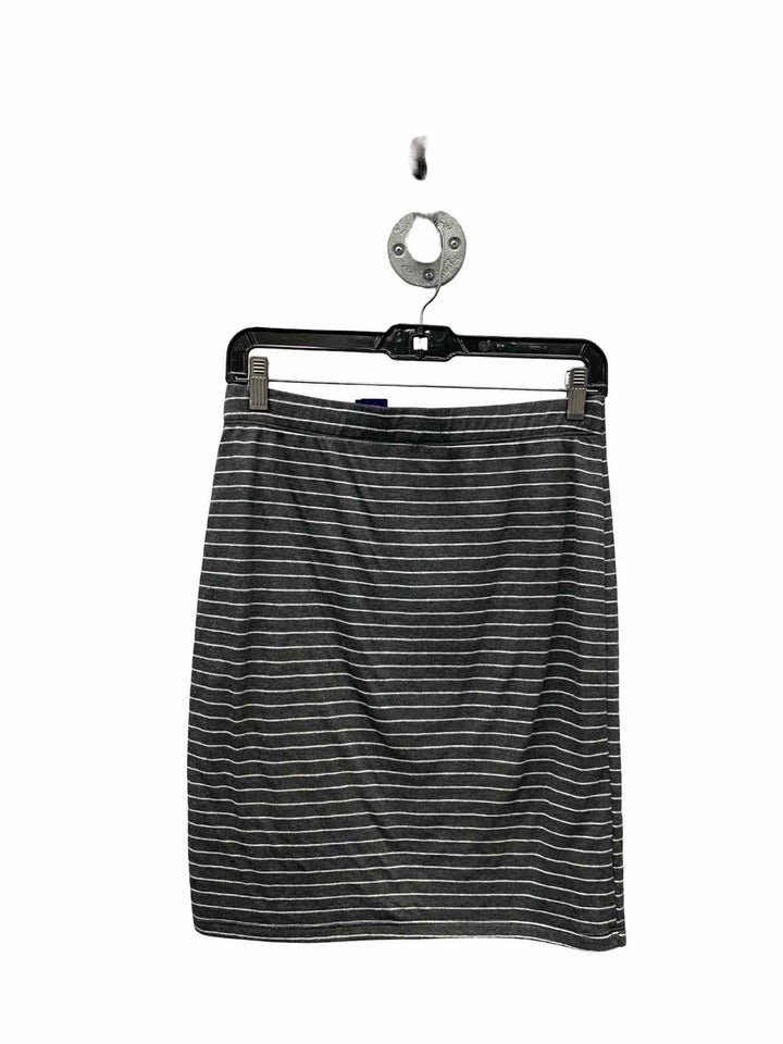 Marine Layer Size S Gray White Striped Skirt