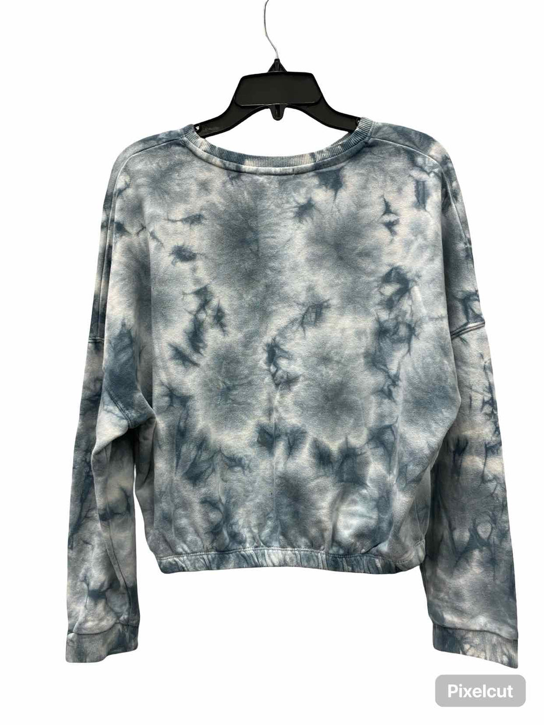 DEX Size M Blue Print Sweatshirt