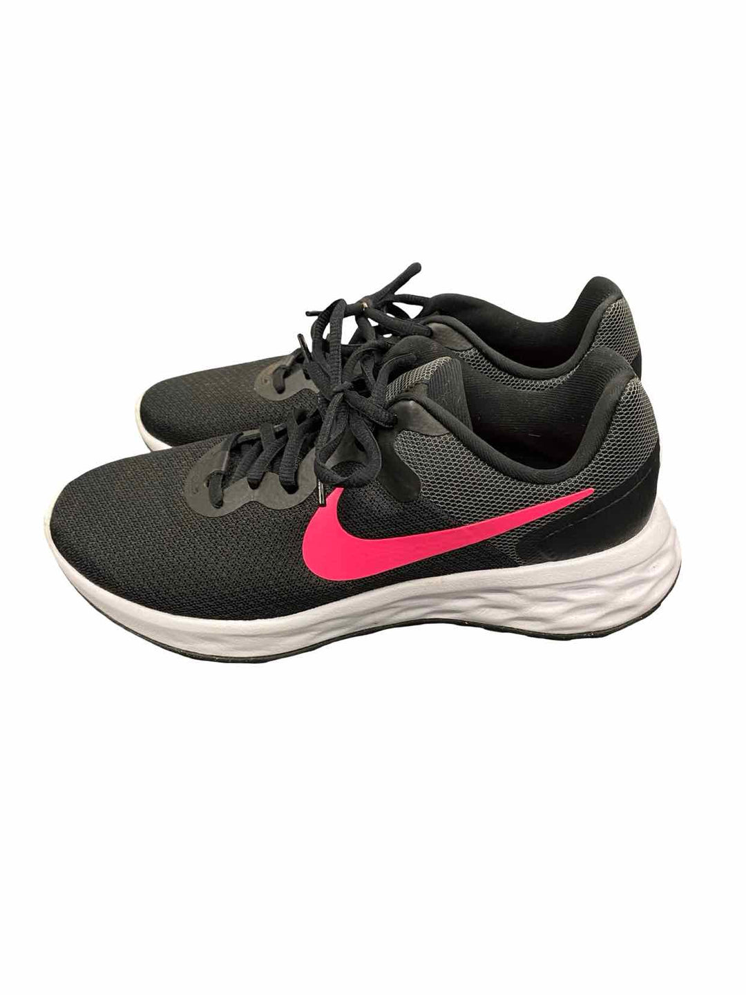 Nike Shoe Size 7 Black Pink Revolution 6 Sneakers