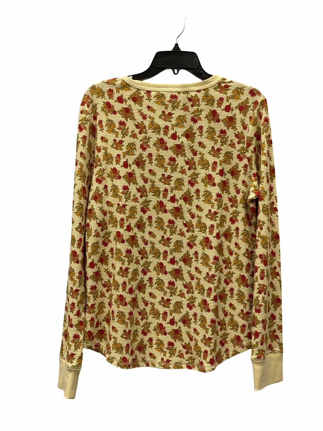 Toad & Co. Size L Yellow Orange Print Long Sleeve Shirts