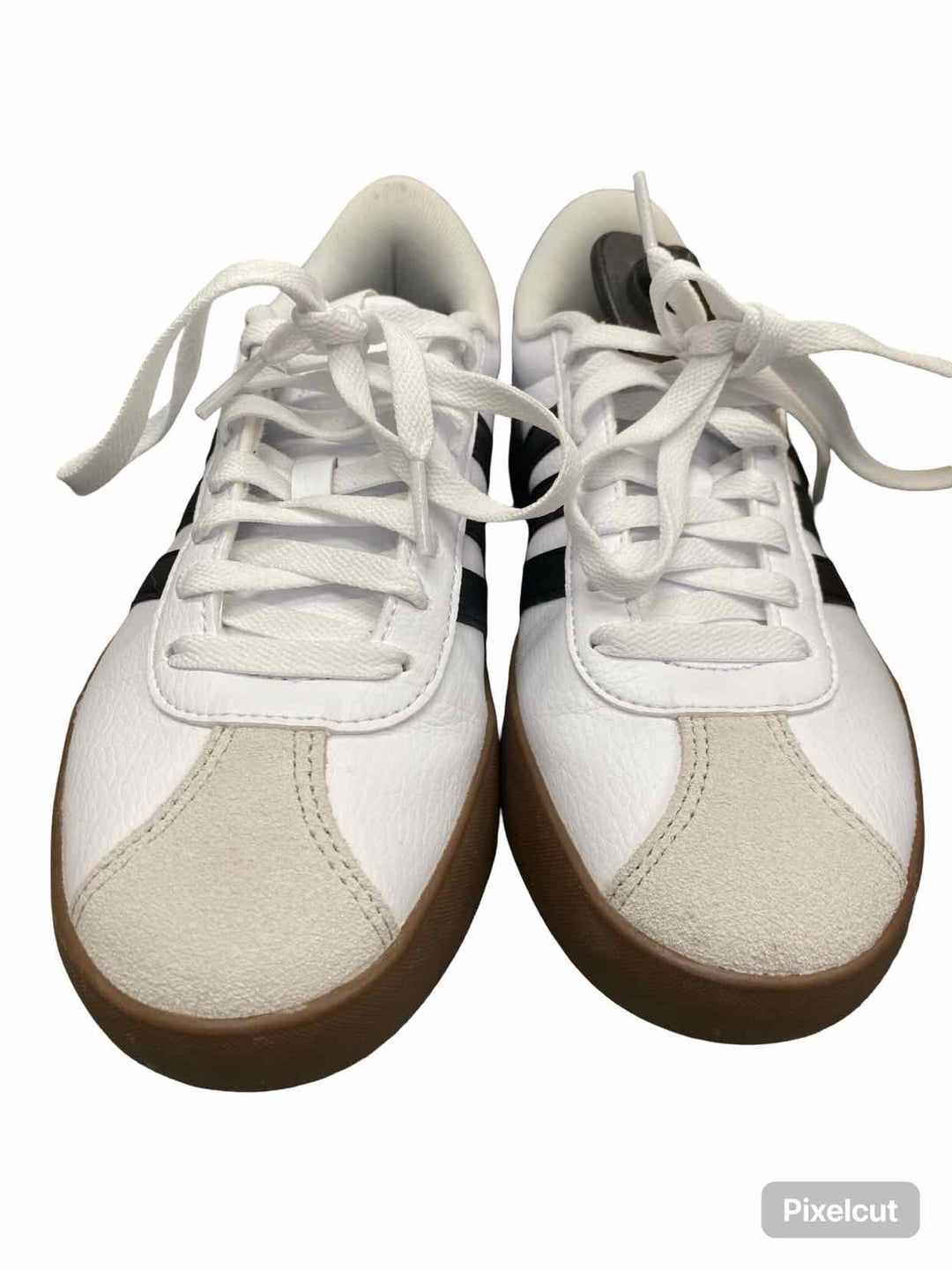 Adidas Shoe Size 6.5 White Black NWOT VL Court 3.0 Sneakers