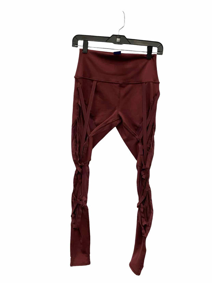 ALO YOGA Size S Red Athletic Pants