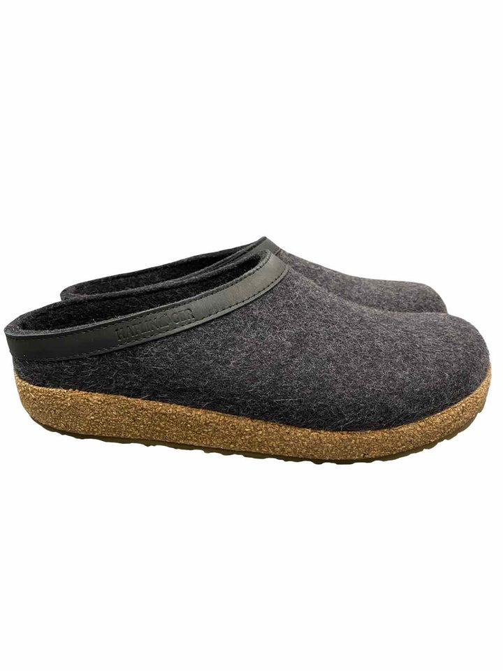 Haflinger Shoe Size 41 Charcoal Felt NWT Grizzly Wool Clogs