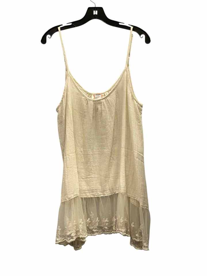 Paper Lace Size M White Tank Top