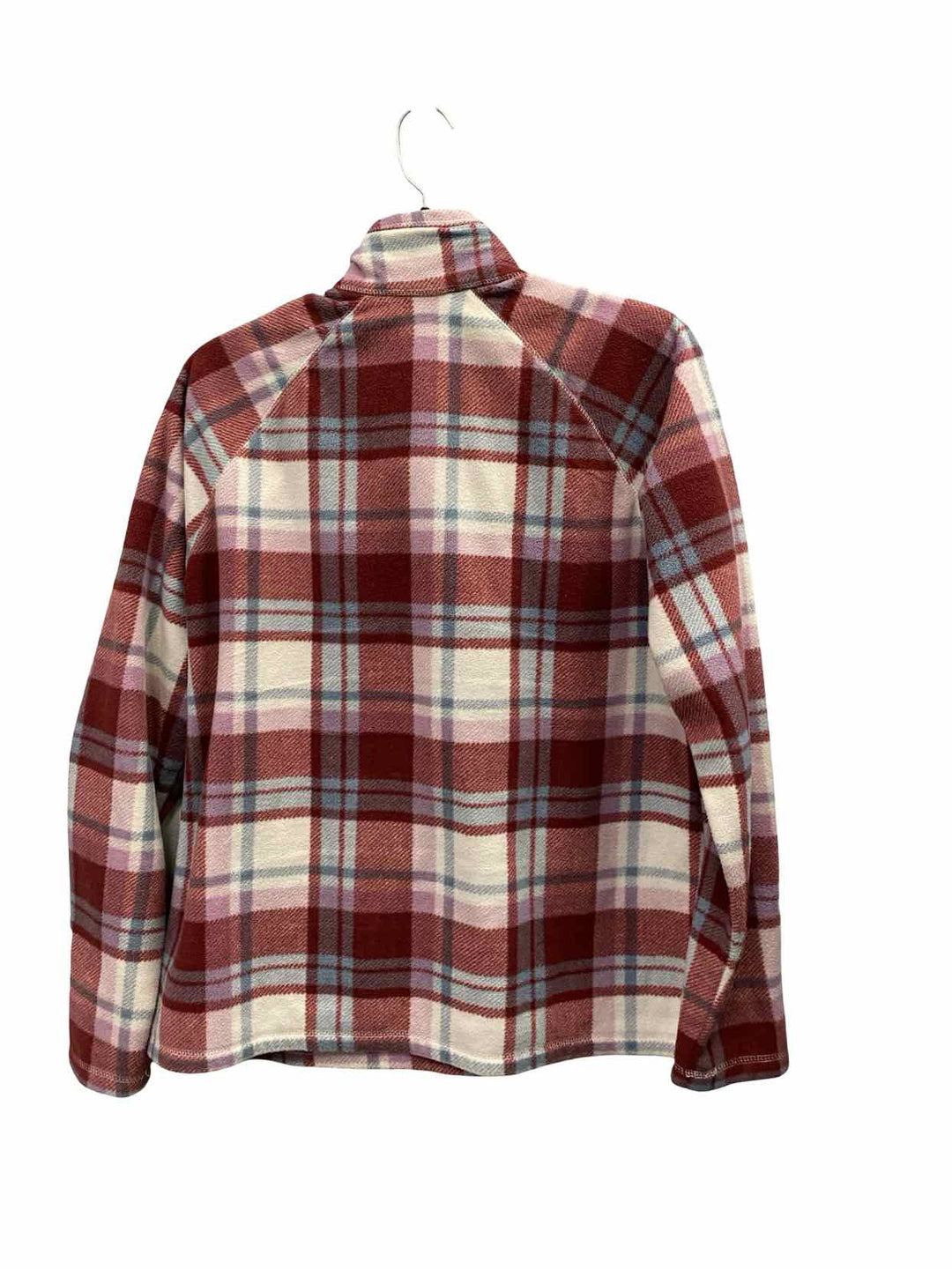 Eddie Bauer Size L Purple Multi Plaid Jacket (Outdoor)