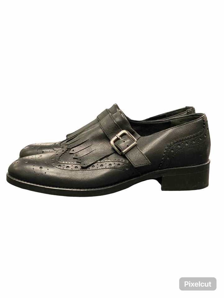 Dune London Shoe Size 41 Black Leather Gospel Loafers