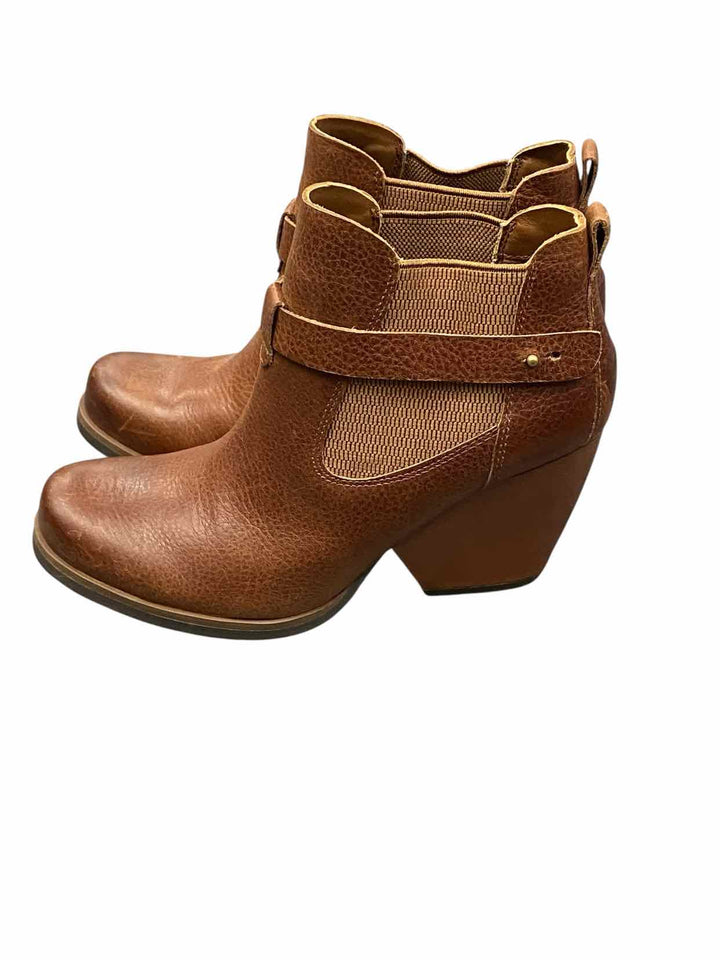 Korks Shoe Size 7.5 Brown Leather Boots(Ankle)