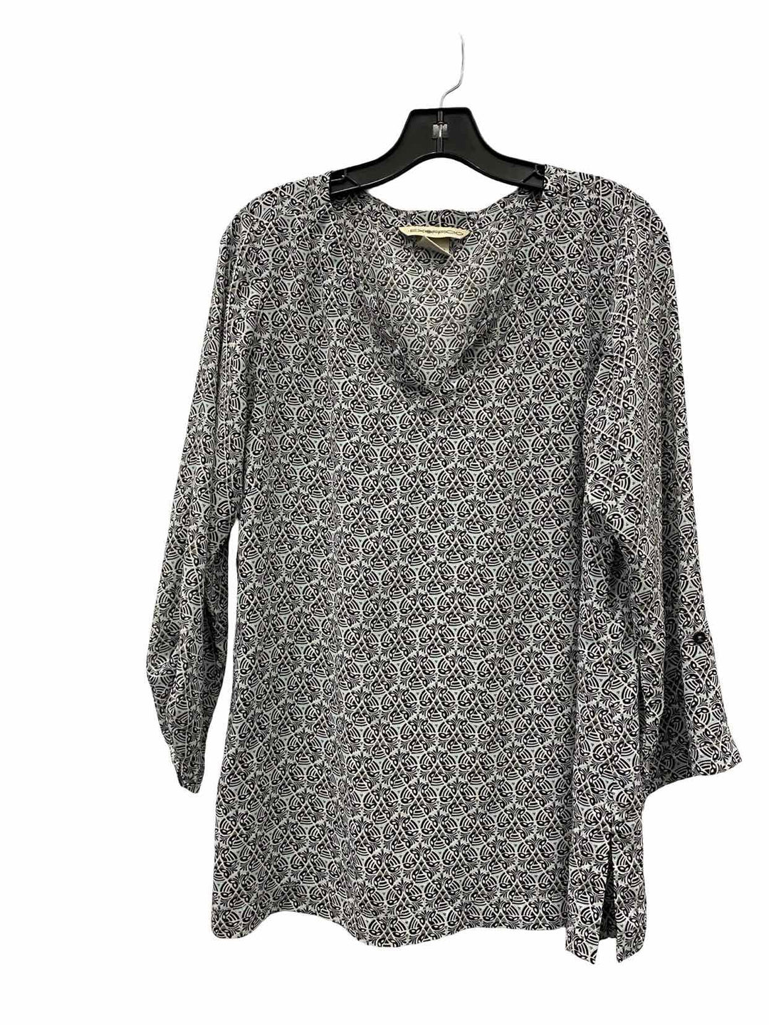 Exofficio Size M Black White Print Long Sleeve Shirts